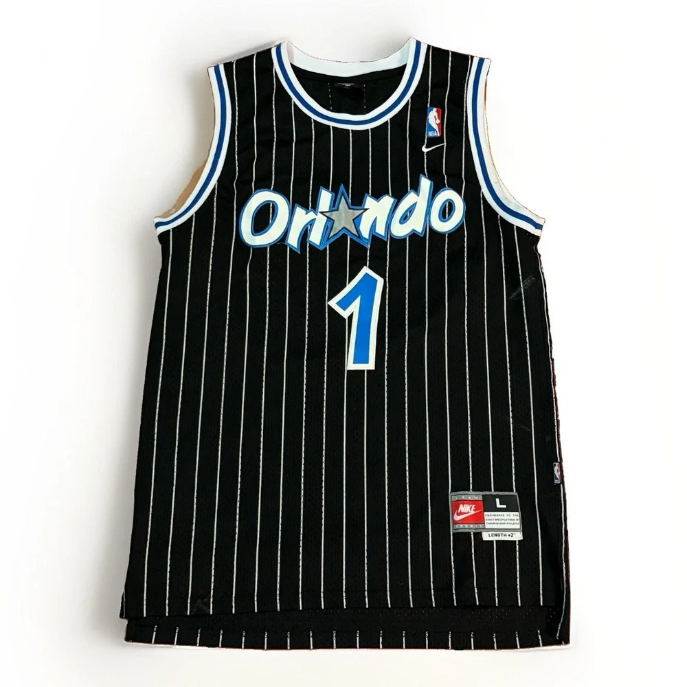 Nike Orlando Magic Penny Hardaway #1 Black NBA Basketball Jersey Size L